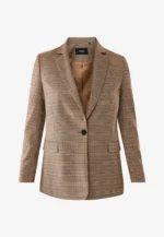 Checked blazer