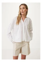 Blouse with embroidery sleeves and back - Image 2