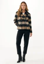 Checked peacoat - Image 2