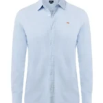 Brushed micro check shirt